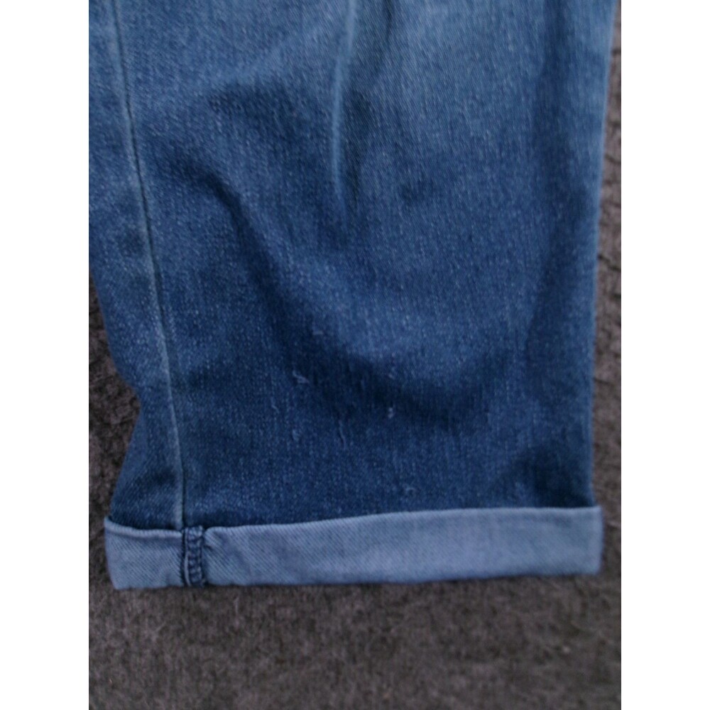 Terra Sky Jeans Women 0X Blue Pull On Capris Medium Wash Classic Cuffed Summer - Picture 8 of 14